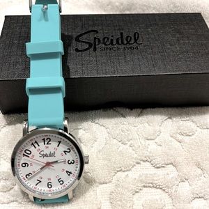 Speidel Silver/Blue Original Nurse Scrub Women's Watch